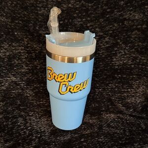 Brew Crew Blue Travel Mug
